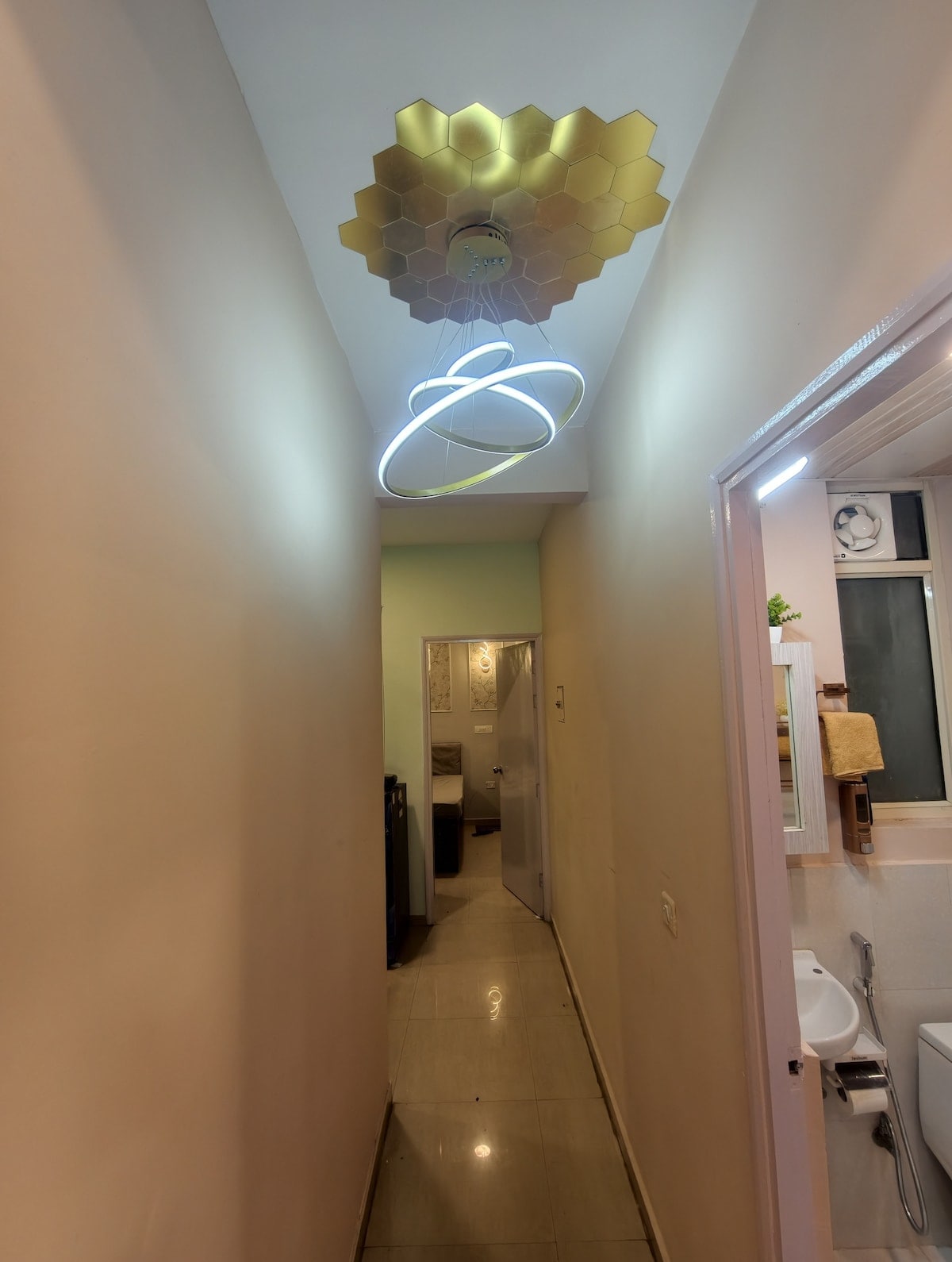 Chic Room in Luxe 2BHK Tower - Tap to explore photos