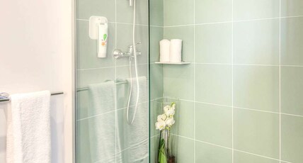 Ibis Styles Nice Centre Gare Room Type - Standard Room with a double bed and a sofa bedfor 2 children