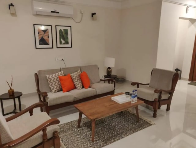 Morjim River Villa 1 with 180 Degree View - Tap to explore photos