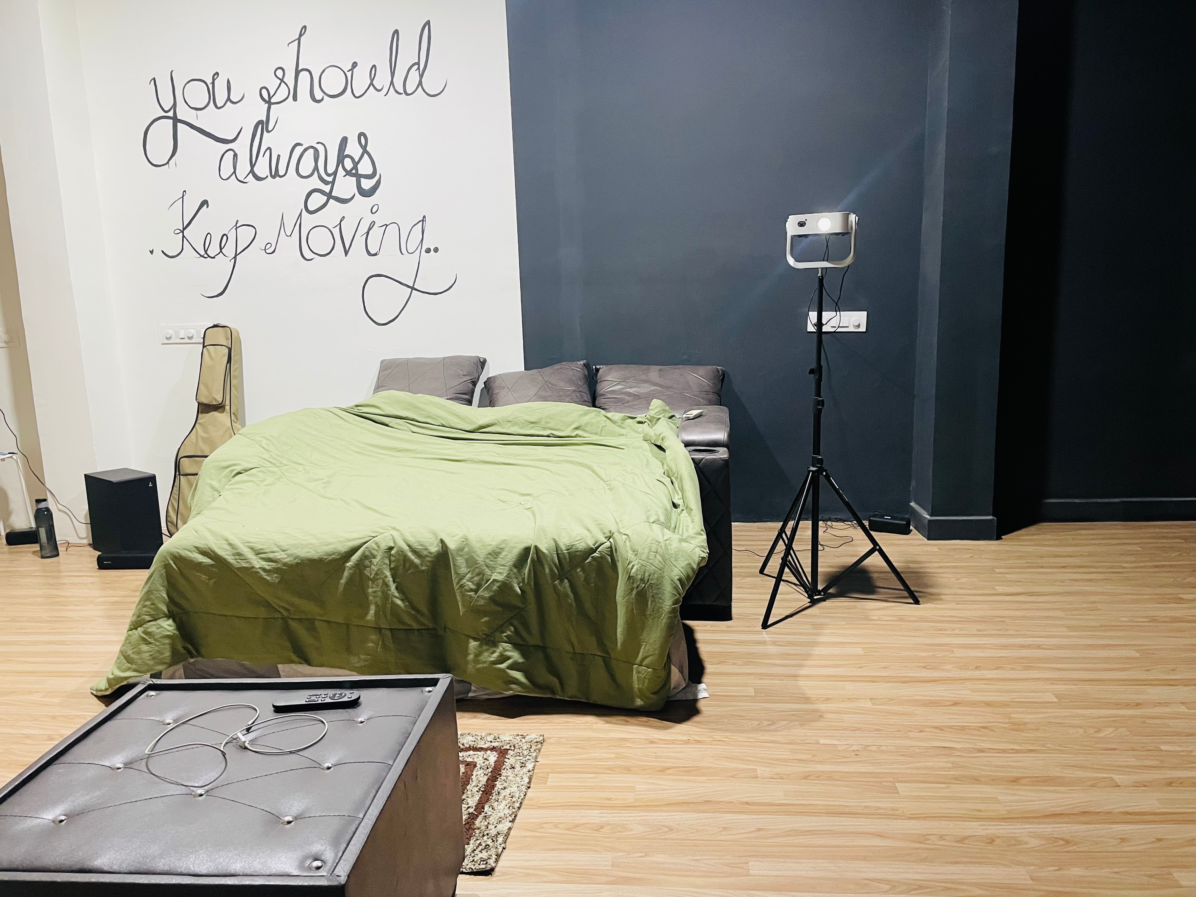 Bedroom Theater, spacious Studio for stay. - Tap to explore photos
