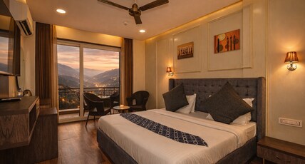 AH Grand Villa - Hotel Near Dalai Lama Temple Room Type - Deluxe Room Valley View with Balcony AH Grand Villa - Hotel Near Dalai Lama Temple Room Type - Deluxe Room Valley View with Balcony