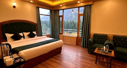 Hidden Heaven Manali Room Type - Luxury Room With Balcony Mountain Waterfall view Hidden Heaven Manali Room Type - Luxury Room With Balcony Mountain Waterfall view