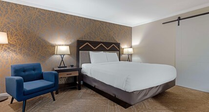 Best Western Plus Inn At The Vines Room Type - 1 King Bed, Non-Smoking, Ground Floor, Exterior Entrance, Microwave And Refrigerator, Walk In Shower Best Western Plus Inn At The Vines Room Type - 1 King Bed, Non-Smoking, Ground Floor, Exterior Entrance, Microwave And Refrigerator, Walk In Shower