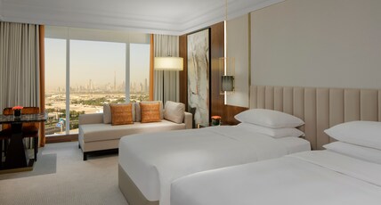 Grand Hyatt Dubai Hotel Room Type - City Skyline View 2 Twin Bed