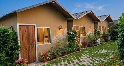 Triveni Sangam Hotels And Resorts Room Type - Deluxe Wooden Cottage Triveni Sangam Hotels And Resorts Room Type - Deluxe Wooden Cottage