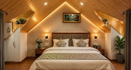 AASRA PARADISE HOTEL Room Type - Family Suite with Private Balcony | Garden View AASRA PARADISE HOTEL Room Type - Family Suite with Private Balcony | Garden View