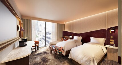 Hilton London Bankside Room Type - TWIN PREMIUM ROOM