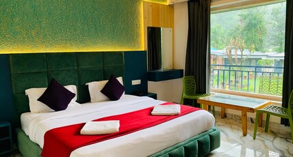 Pacific Inn 360 Degree Resort, Rishikesh Room Type - Family Suite Room- River Vew for 4 pax with Bath Tube Pacific Inn 360 Degree Resort, Rishikesh Room Type - Family Suite Room- River Vew for 4 pax with Bath Tube