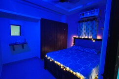 Address of Entire 1 BHK Apartment with AC and Amenities.