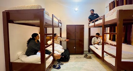 Live Free Hostel | Rooms & Dorms Room Type - 1 Bed in a 4 Bunk Bed AC Mixed Dormitory With Attached Bathroom