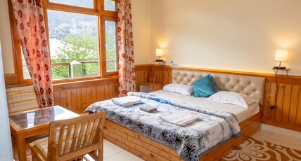 Trippeaze Room Type - Mountain View Room in Manali with Bonfire