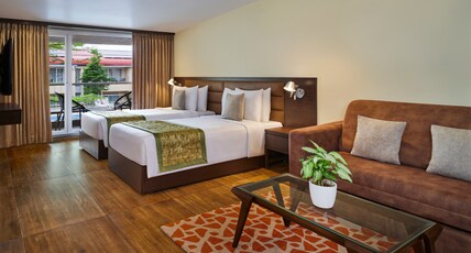 The Fern Sardar Sarovar Resort Ekta Nagar, Series by Marriott Room Type - Winter Green Premium, Guest room, 2 Twin, Garden view The Fern Sardar Sarovar Resort Ekta Nagar, Series by Marriott Room Type - Winter Green Premium, Guest room, 2 Twin, Garden view