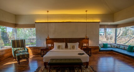 The Riverwood Forest Retreat Kanha Room Type - Premium Wilderness Cottage Double