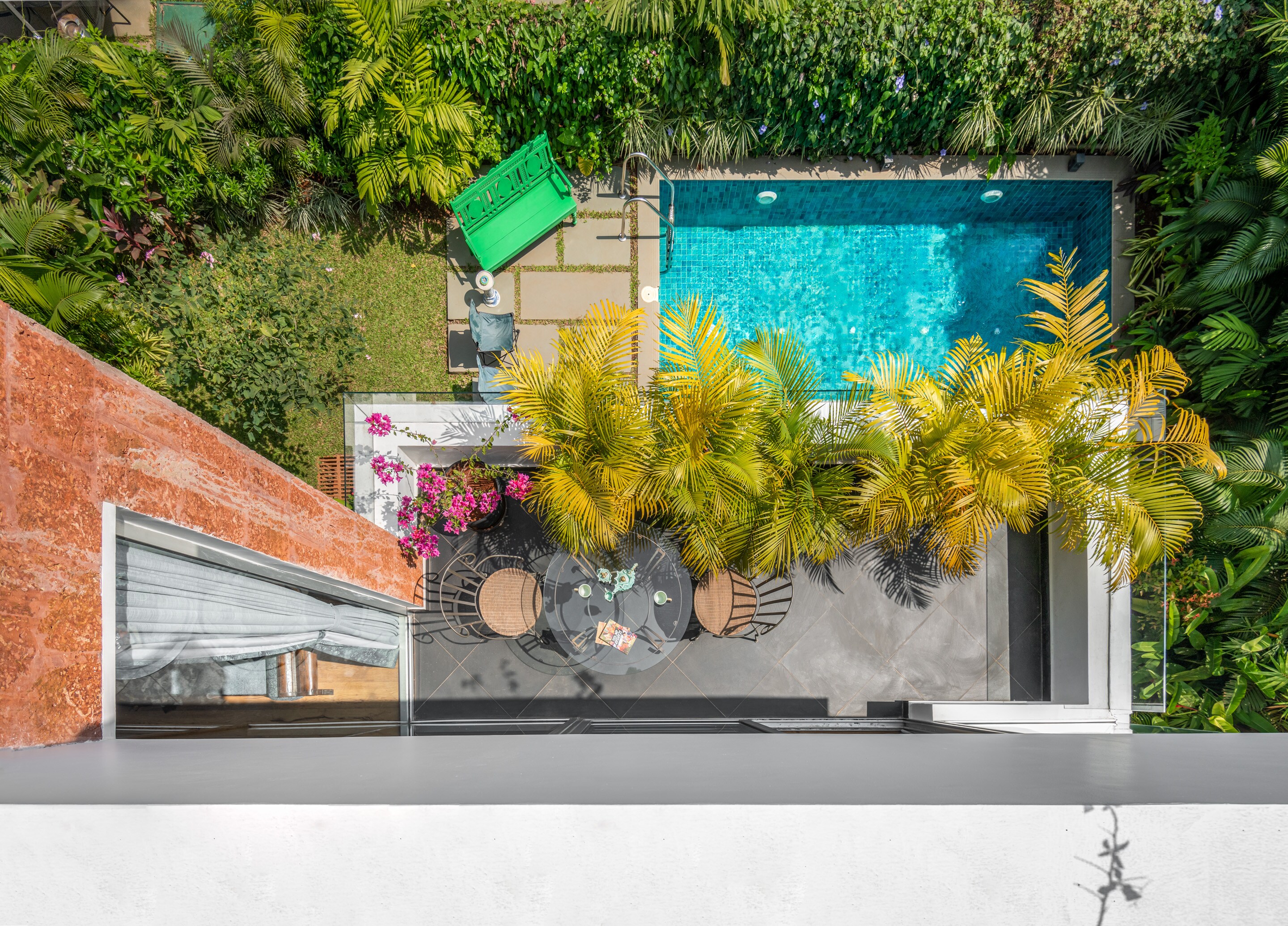 LA ZAMORA - 3 BHK PRIVATE POOL VILLA AT VAGATOR BY THE BLUE KITE - Tap to explore photos