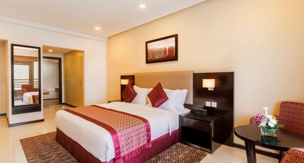 Ramada Hotel and Suites Amwaj Islands Room Type - 2 King Beds and 1 Twin Bed, Three-Bedroom Apartment, Non-Smoking Ramada Hotel and Suites Amwaj Islands Room Type - 2 King Beds and 1 Twin Bed, Three-Bedroom Apartment, Non-Smoking