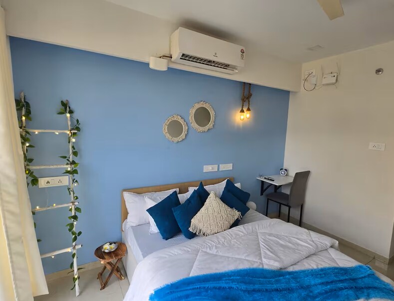 Spacious Studio Apt High Floor Private By Abhibha Stays in Pashan Pune - Tap to explore photos