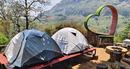 Koodaram Adventure Camp | Waterfall Trekking, Food & Activities Room Type - Temporary Tent - Double Occupancy
