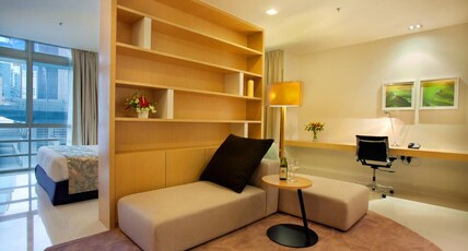 PARKROYAL Serviced Suites Kuala Lumpur Room Type - One Bedroom Suite (Child Sharing Existing Bed) PARKROYAL Serviced Suites Kuala Lumpur Room Type - One Bedroom Suite (Child Sharing Existing Bed)
