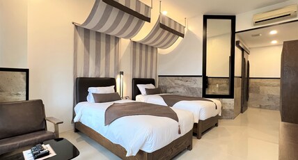 THE BLOSSOM RESORT ISLAND DA NANG  Room Type - Deluxe Twin Room with River View - Onsen Included