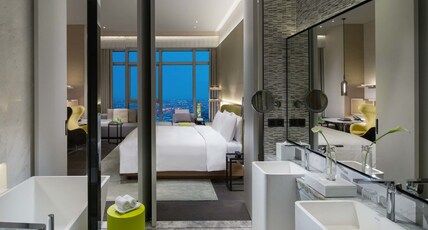 Sofitel Foshan Room Type - LUXURY ROOM, Club Millsime access, One King-size Bed, Modern Dcor Sofitel Foshan Room Type - LUXURY ROOM, Club Millsime access, One King-size Bed, Modern Dcor