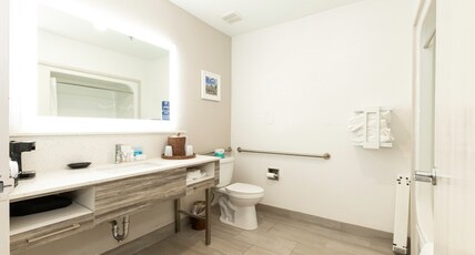 Hampton Inn Kerrville Room Type - 1KNG MOB HEAR ACC W TUB NS