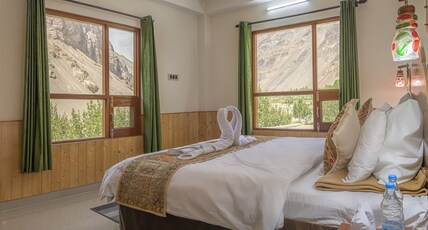 Echor Mud Huts Tabo, Spiti Valley Room Type - Deluxe Room (Valley View)