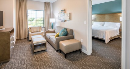 Staybridge Suites LAKE JACKSON, an IHG hotel Room Type - 1 King Studio Suite Communication Accessible Shower