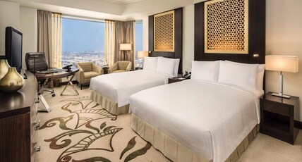 Conrad Dubai Room Type - TWO DOUBLE BED DELUXE ROOM - SKYLINE VIEW