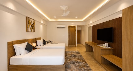 White Wharf Beach Resort Morjim Room Type - Premium Twin Room with Bathtub and Balcony White Wharf Beach Resort Morjim Room Type - Premium Twin Room with Bathtub and Balcony