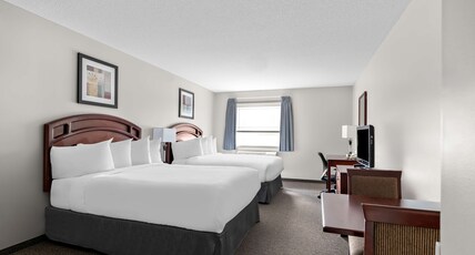 SureStay Plus Hotel by Best Western Hardisty Room Type - 2 Queen Beds, Non-Smoking, Flat Screen Television, Microwave And Refrigerator, High Speed Internet A SureStay Plus Hotel by Best Western Hardisty Room Type - 2 Queen Beds, Non-Smoking, Flat Screen Television, Microwave And Refrigerator, High Speed Internet A