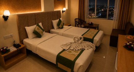 Hotel Yathart Inn , Varanasi Room Type - Premium Twin Room With City View