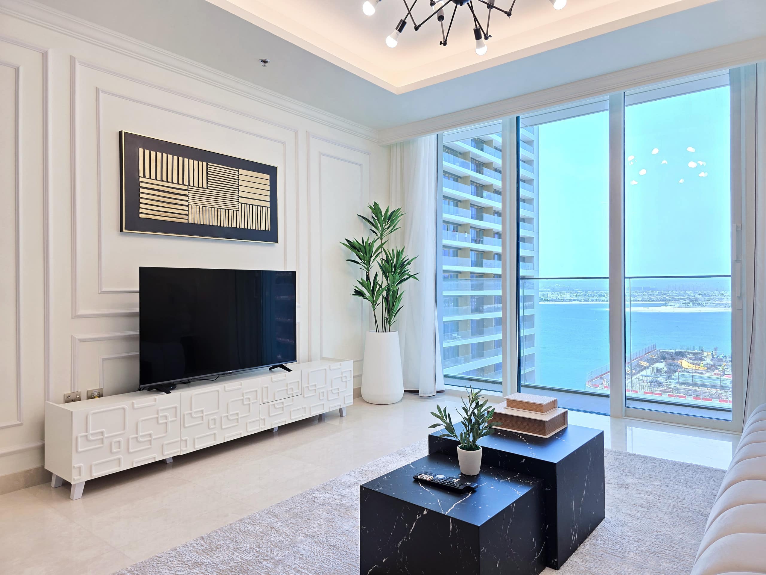 Luxury 1BR Private Beach Access Emaar Beachfront - Tap to explore photos