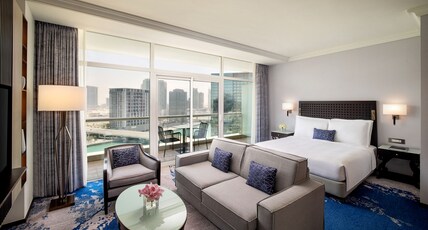 Beach Rotana Room Type - Sea View Family Room with Balcony and Sofabed Beach Rotana Room Type - Sea View Family Room with Balcony and Sofabed