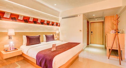 The SSk Solitaire Hotel & banquets. Room Type - Deluxe Room The SSk Solitaire Hotel & banquets. Room Type - Deluxe Room