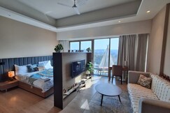 Address of AravalliAscent Restin stays Paras Sq StudioBalcony