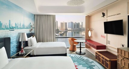 Hotel Indigo Dubai Downtown - Near Dubai Mall Room Type - 2 Twin Premium Creek View High Floor