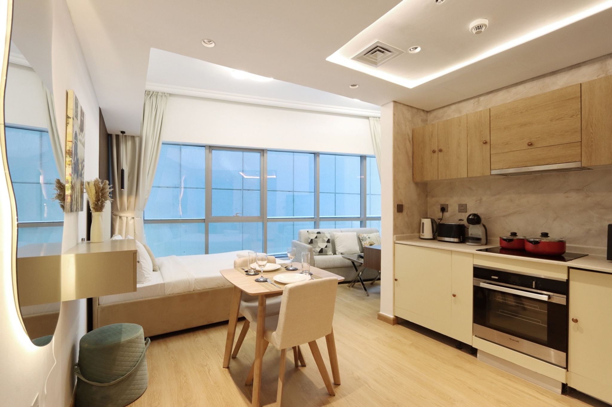 ELIVAAS Curated Upgraded Apt | Walk to JBR Beach |Spacious Balc - Tap to explore photos