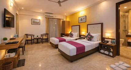 Mauryan Stay, Yashobhoomi Room Type - Deluxe Room