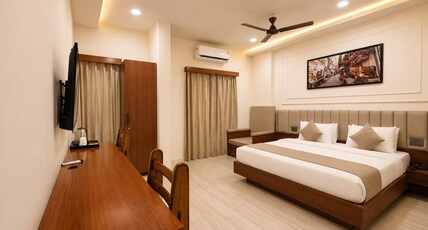 Alpine Stays Udaipur Room Type - Family Room with Mountain View Alpine Stays Udaipur Room Type - Family Room with Mountain View