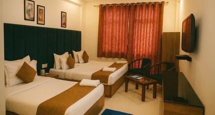 Hotel Jagdish Residency @ 2 mins drive to Railway Station Room Type - Family suite 4 Bed AC