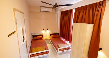City Pride Rooms & Dormitory Panjim Room Type - Double Bed Private Room AC shared washroom (Male)