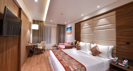 Regenta Fairlark Vadodara Room Type - Executive Double Room + One way Airport or Railway Station Transfer (Subject to availability require Regenta Fairlark Vadodara Room Type - Executive Double Room + One way Airport or Railway Station Transfer (Subject to availability require