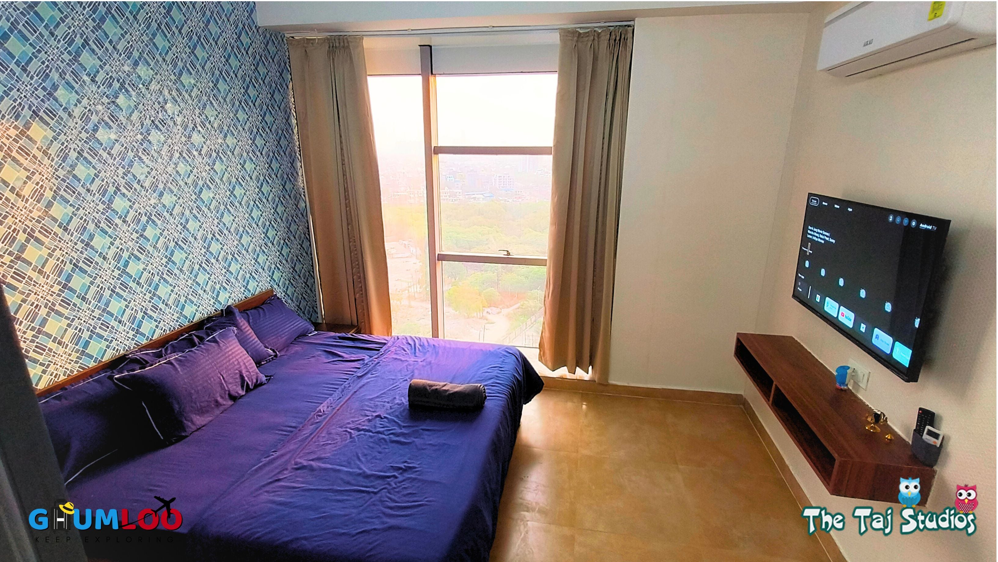 Couple Friendly Stay with Jacuzzi Room & Swimming Pool ( Only place in Noida) - Tap to explore photos