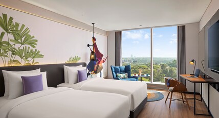 Hyatt Centric Hebbal Bengaluru Room Type - 2 TWIN BEDS FOREST VIEW