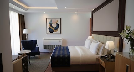 Hotel The Haven Kargil (Centrally Heated & Air Conditioned) Room Type - Suite Room With Living Area (River View With Balcony) Hotel The Haven Kargil (Centrally Heated & Air Conditioned) Room Type - Suite Room With Living Area (River View With Balcony)