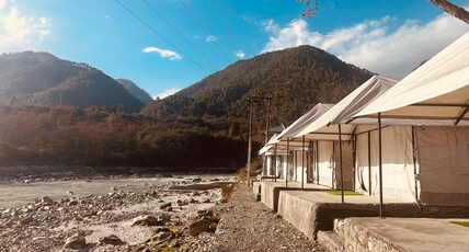 Alaknanda Adventure Resort (12Kms From Karanprayag Toward Badrinath) Room Type - Alaknanda Riverview Camps Alaknanda Adventure Resort (12Kms From Karanprayag Toward Badrinath) Room Type - Alaknanda Riverview Camps