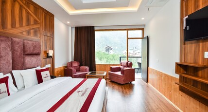 Tree Valley By Terraa Hotels (Centrally Air Conditioned) Room Type - Luxury Room With Balcony Mountain View ( Centrally Air Conditioned)