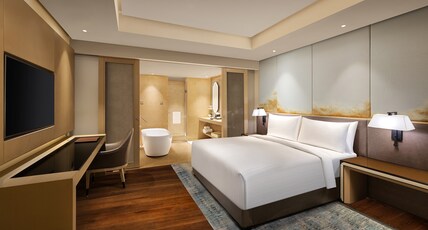 Indore Marriott Hotel Room Type - Executive Suite,Club Lounge Access,Happy Hours (1+1) from 6-8PM,1-Way Airport Transfer,1 King Bed Indore Marriott Hotel Room Type - Executive Suite,Club Lounge Access,Happy Hours (1+1) from 6-8PM,1-Way Airport Transfer,1 King Bed