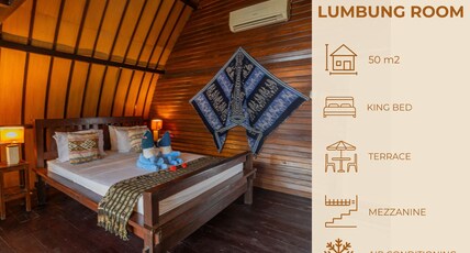 Omah Gili Hotel Room Type - Deluxe Double Room
