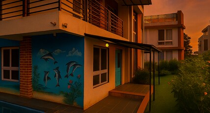 Shrubbery Palm Resort Room Type - Vatika Tulsi 1 with Pool 3BHK